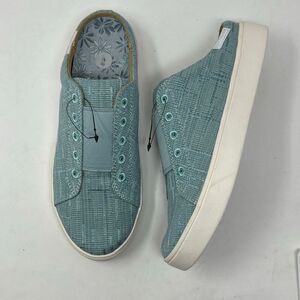 Spenco Revitalign Harmony Petals Blue Slip On Shoes Sz 7 Comfort Orthotic